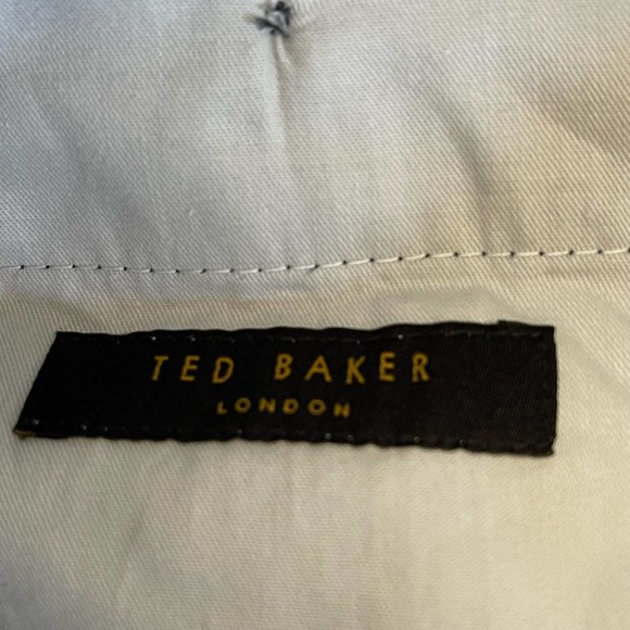 Ted Baker London Blue Jarrow Regular-Fit Wool Dress Pants Size 31 - Picture 7 of 7